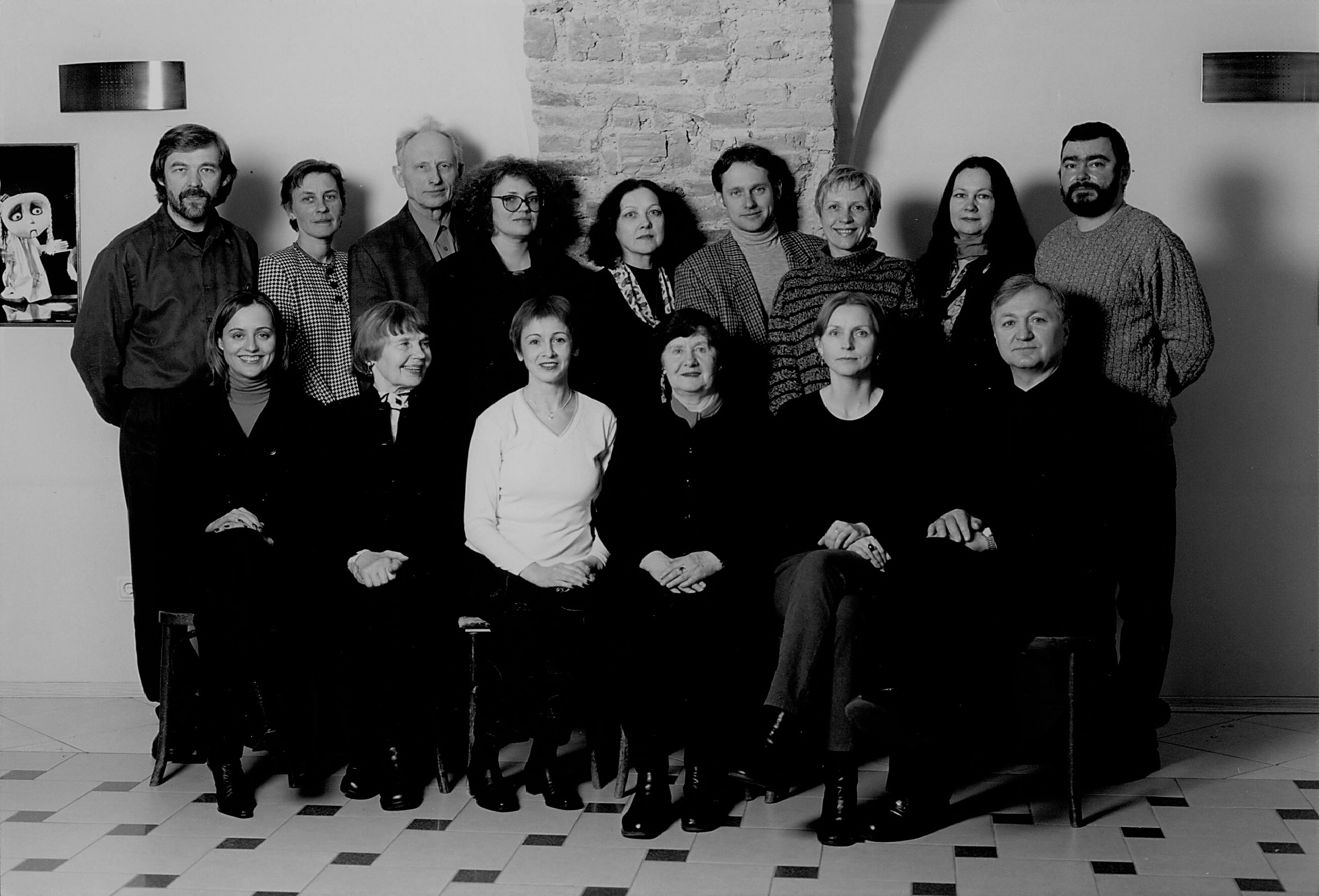 Teatro meno kolektyvas ir vadovybė, apie 2002 m.
